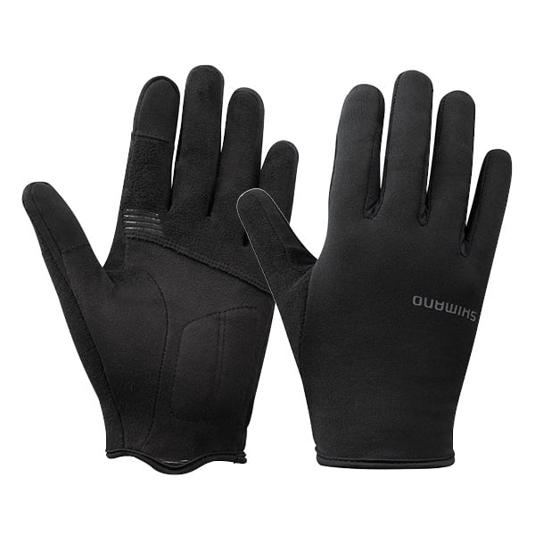 Shimano Light Thermal Long Finger Gloves Black