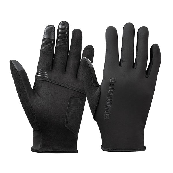 Shimano Wind Brake Race Long Finger Gloves Black