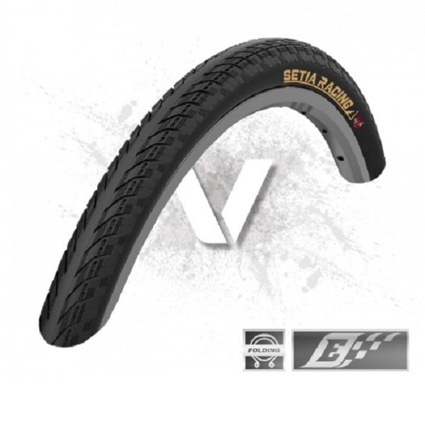 Velotto Setia Racing Epic V2 Clincher Folding Tire Black