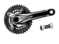 Shimano Fc-m615 Deore 175 38/24t 10-speed W/ Bb Black