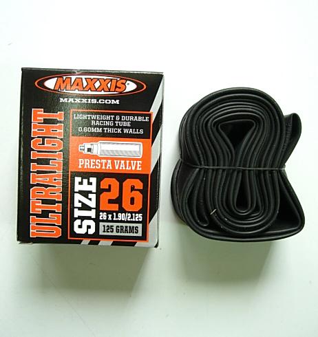 Maxxis Ultralight Mountain Bike Inner Tube 26x1.9~2.125