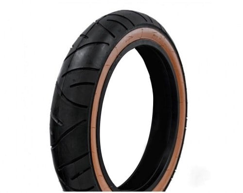Velotto 20inch Fat Bike OnLoad Clincher Wire Tire 20X4-1/4 Black/Brown 108-406