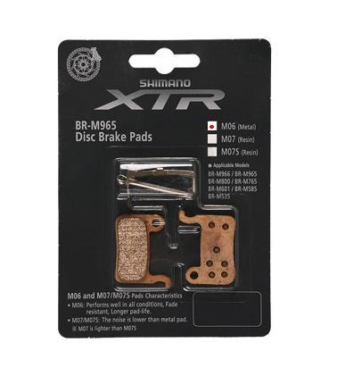 Shimano XTR M06 Metal Disc Brake Pads M965, 966