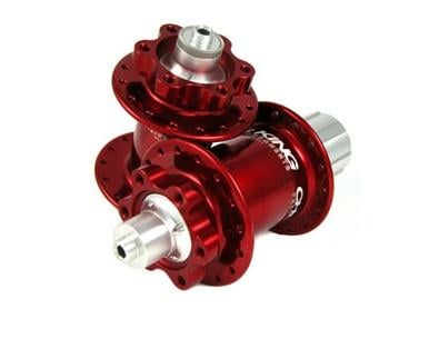 CHRIS KING BIKE BICYCLE ISO DISC HUB SET 6BOLT RED