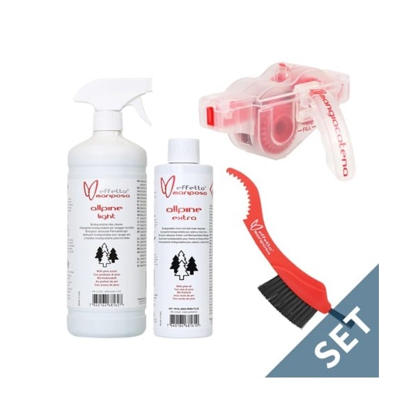 Effetto Mariposa AllpineLight 1000ml + AllpineExtra 500ml + CogBrush + MangiaCatena Cleaner Set