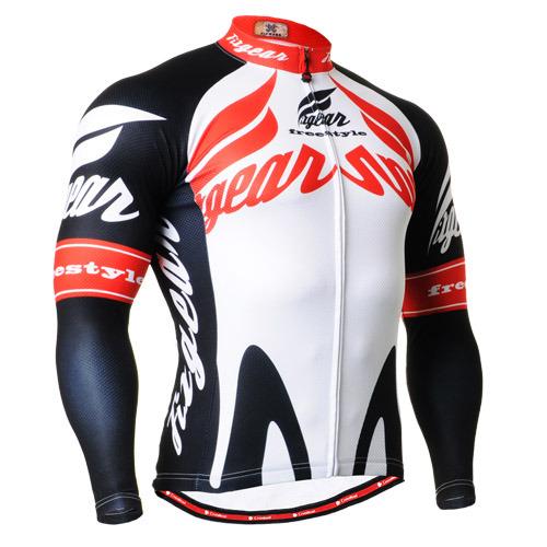 Fixgear Mens Bicycle Jersey Cycling Long Sleeves CS1201
