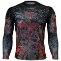 Btoperform Anarchy Loose-fit Full Graphic Long Sleeve Crew neck Shirts FR-148