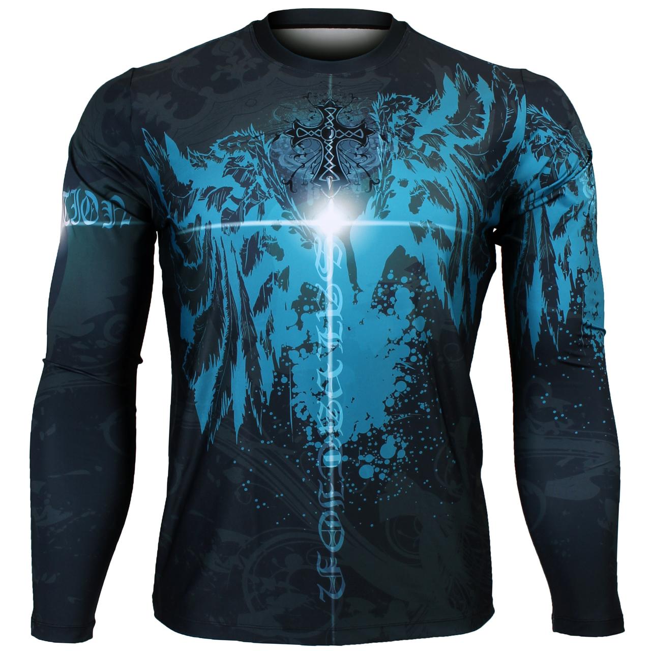 Btoperform Salvation Full Graphic Loose-fit Long Sleeve Crew neck Shirts FR-151