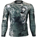 Btoperform Pyrrhic Full Graphic Loose-fit Long Sleeve Crew neck Shirts FR-152