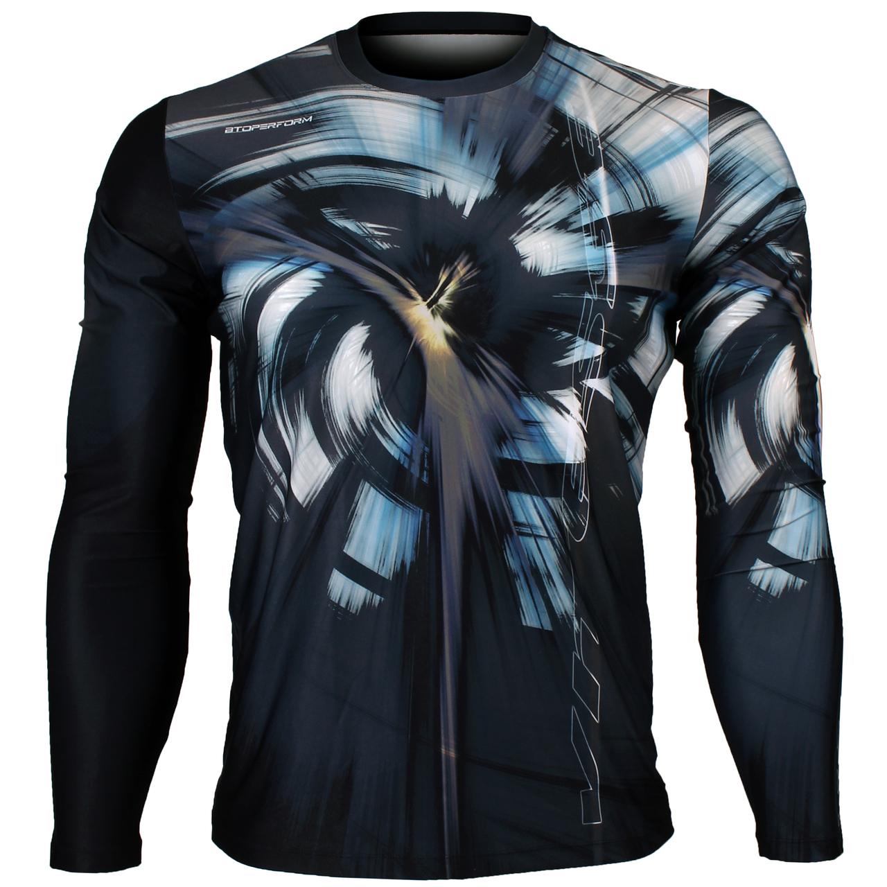 Btoperform Vitesse Full Graphic Loose-fit Long Sleeve Crew neck Shirts FR-154