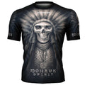 Btoperform Mohawk Spirit Full Graphic Loose-fit Crew neck T-Shirts FR-302K