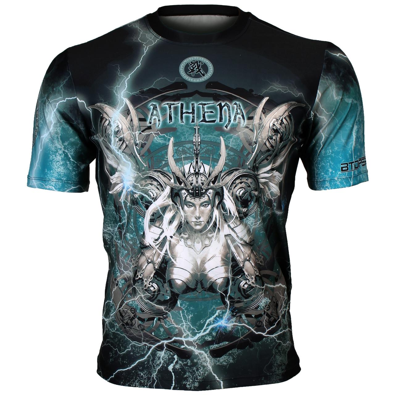 Btoperform Athena Full Graphic Loose-fit Crew neck T-Shirts FR-304