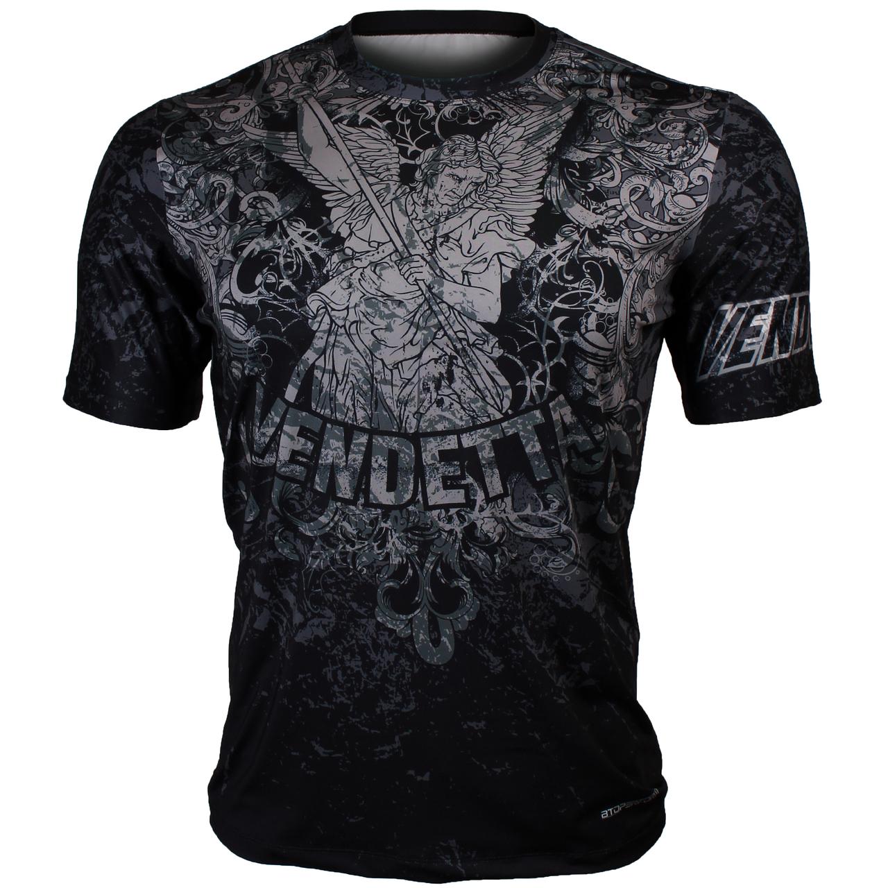 Btoperform Vendetta Black Full Graphic Loose-fit Crew neck T-Shirts FR-355K