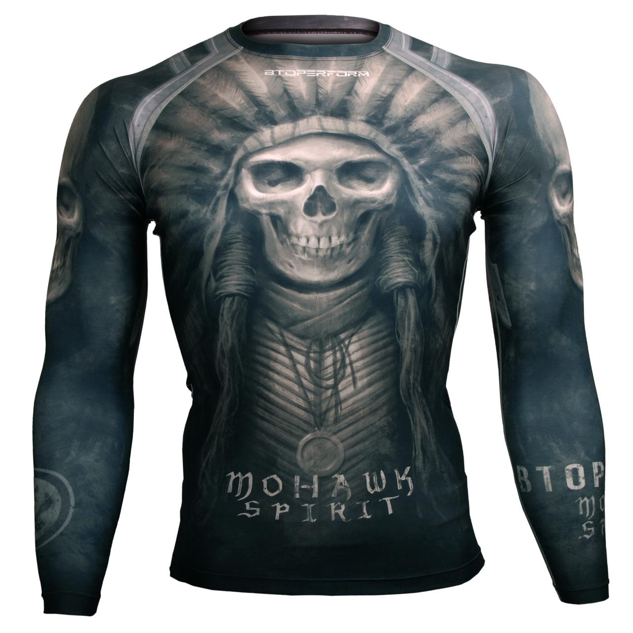 Btoperform Mohawk Spirit FX-102K Compression Top MMA Jersey Shirts