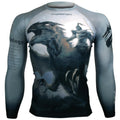 Btoperform The Dragon Knight FX-114 Compression Top MMA Jersey Shirts