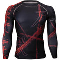 Btoperform A Song Of Sword Black FX-116K Compression Top MMA Jersey Shirts