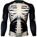 Btoperform Skeleton Full Graphic Compression Long Sleeve Shirts FX-128