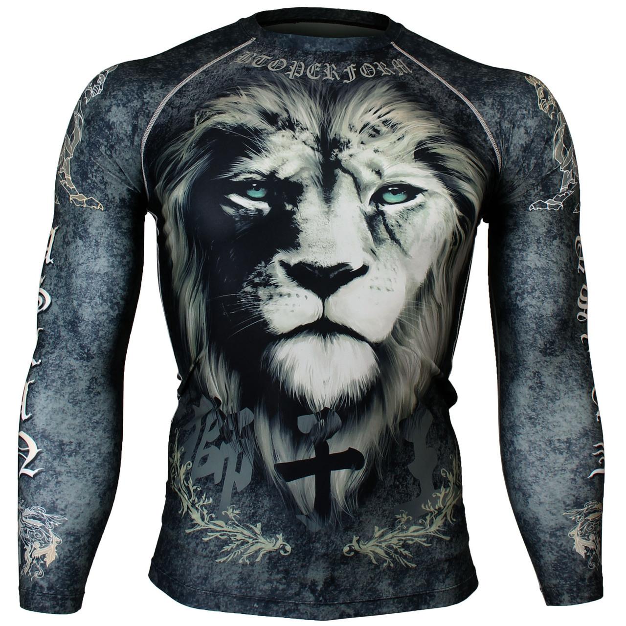 Btoperform Aslan Full Graphic Compression Long Sleeve Shirts FX-130