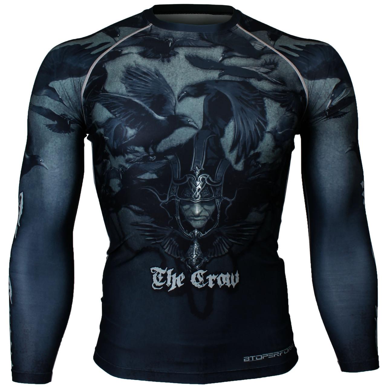 Btoperform Crow Full Graphic Compression Long Sleeve Shirts FX-137