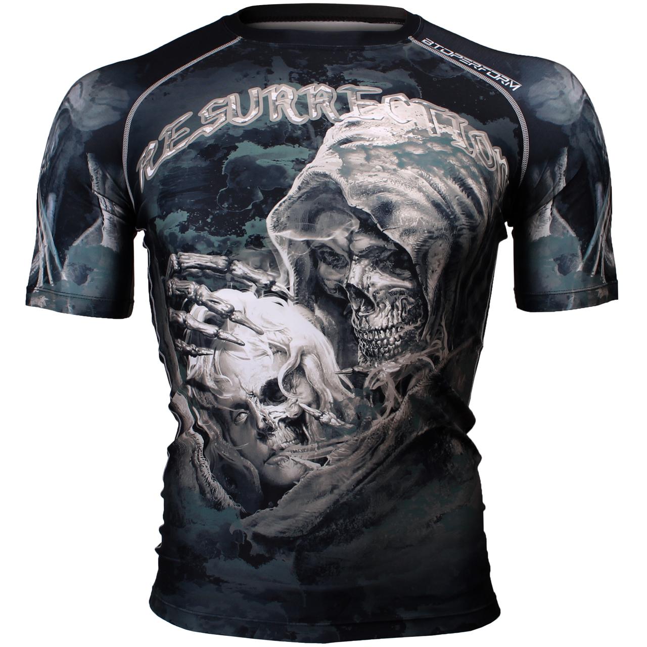Btoperform Resurrection Full Graphic Compression Short Sleeves Shirts FX-309