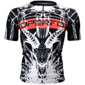 Btoperform Devil Horn Full Graphic Compression Short Sleeves Shirts FX-322