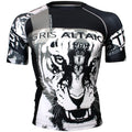 Btoperform Tigris Altaica Full Graphic Compression Short Sleeves Shirts FX-324