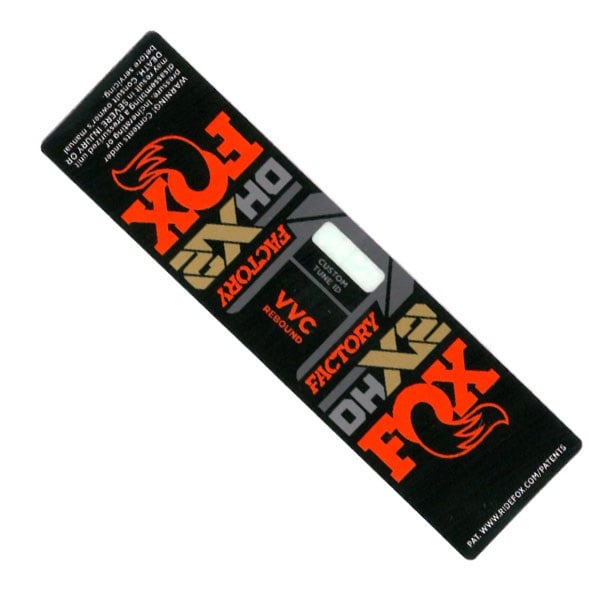 Fox 2021 F-S DHX2 RESY ORANGE Decal