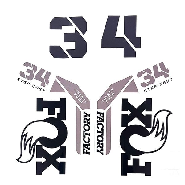 Fox 2025 34 SC F-S Logo Fork Decal Kit
