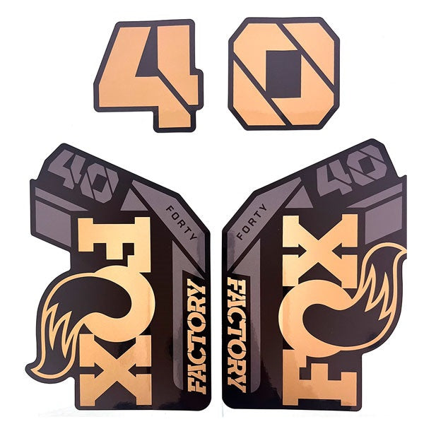Fox 2025 40 F-S Logo Fork Decal Kit