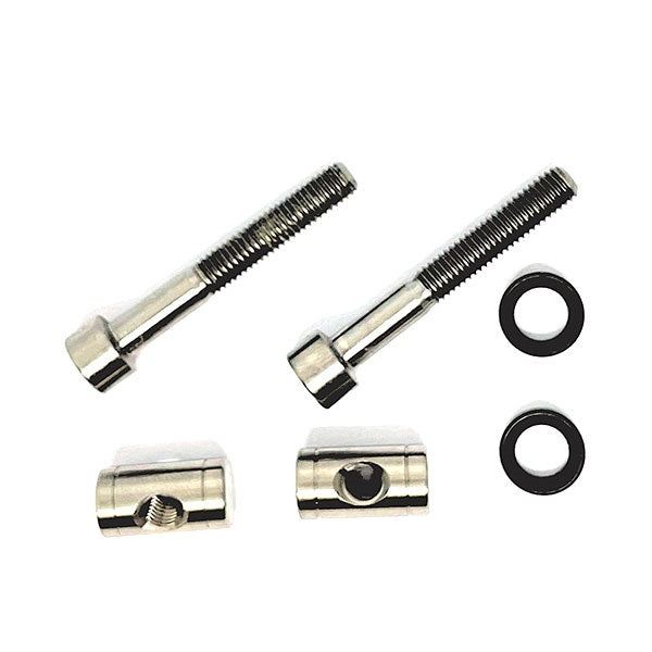 Fox 2022 Transfer SL Saddle Clamp Hardware Bolt Pin & Washer Pair Titanium