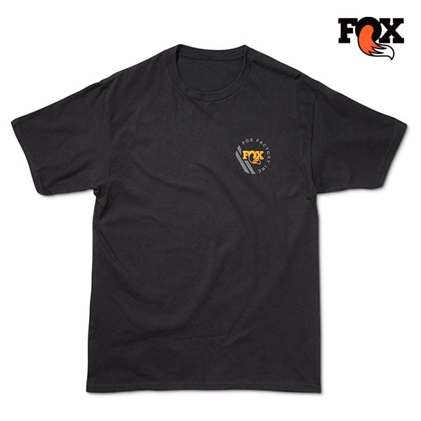 Fox Mens Racer Short Sleeves Black Tee Shirt