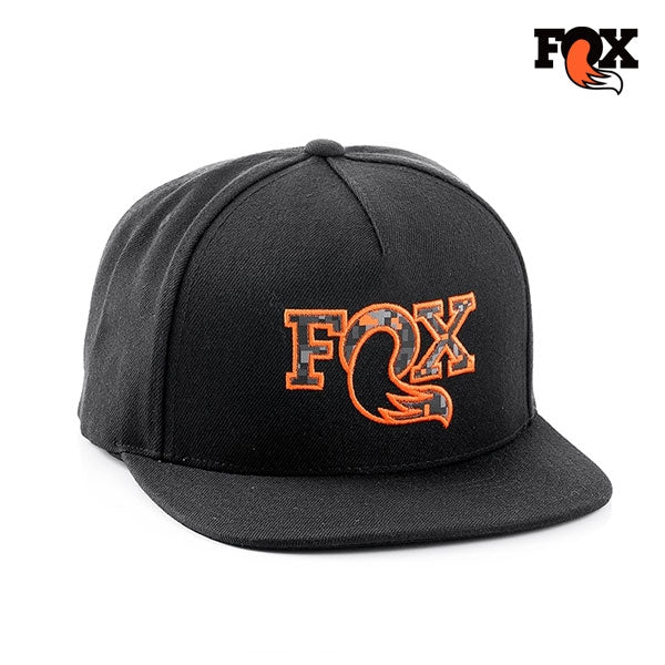 Fox Digicam Flat Bill Hat Cap Black