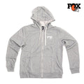 Fox Hoody Mens Grey Zip Up