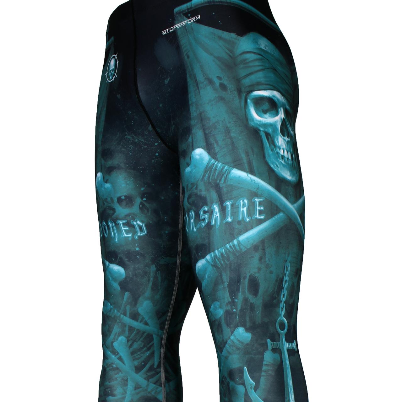 Btoperform Marooned Corsaire FY-112 Compression Leggings Bottom MMA Tights