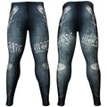 Btoperform Wild Thing - Black Full Graphic Compression Leggings FY-127K
