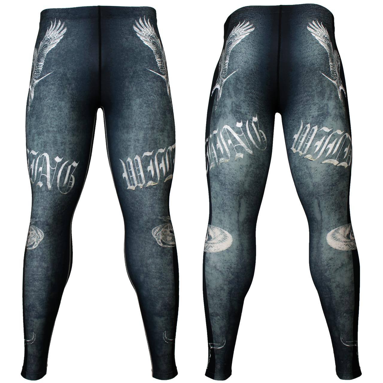 Btoperform Wild Thing - Black Full Graphic Compression Leggings FY-127K
