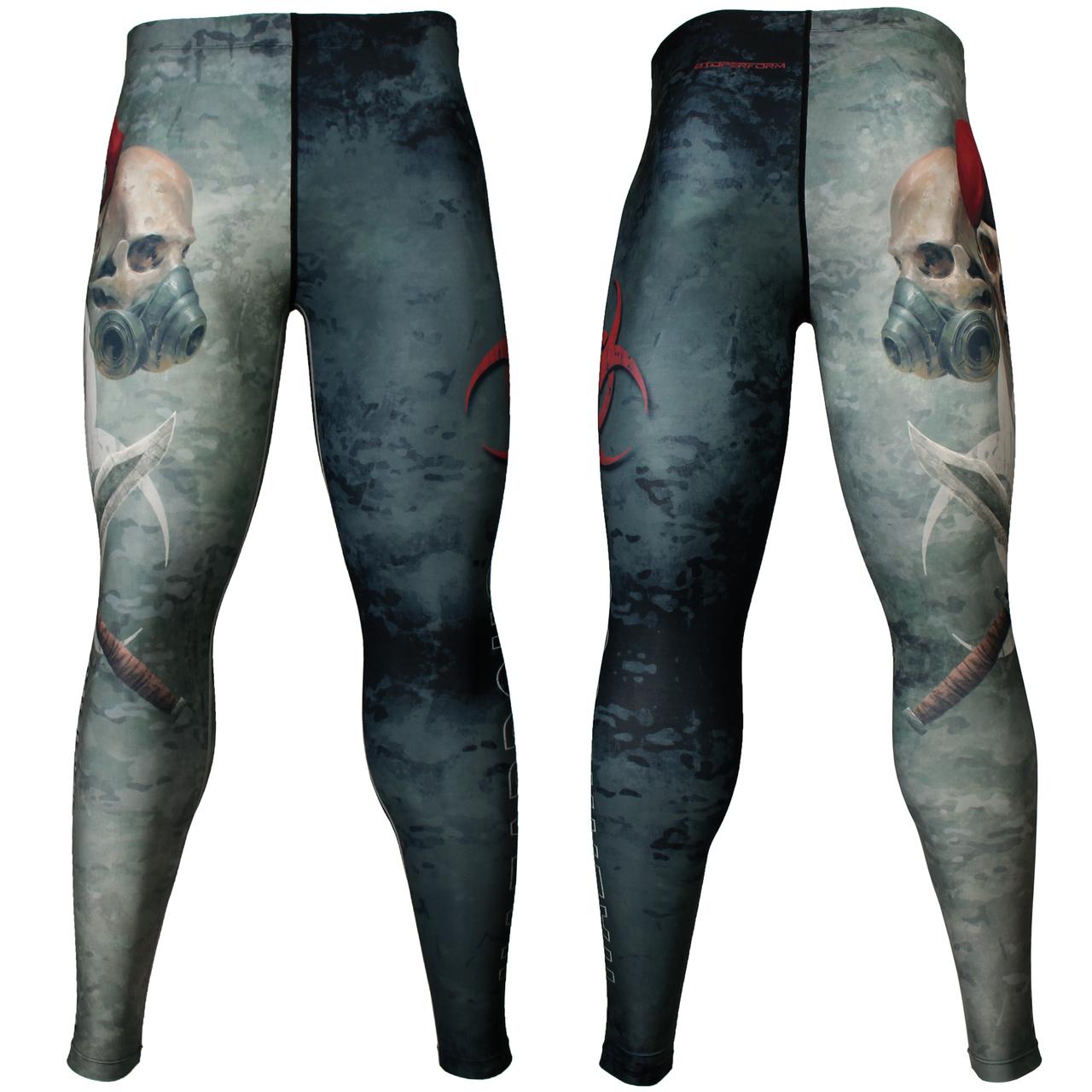 Btoperform Ghost Trooper Full Graphic Compression Leggings FY-129