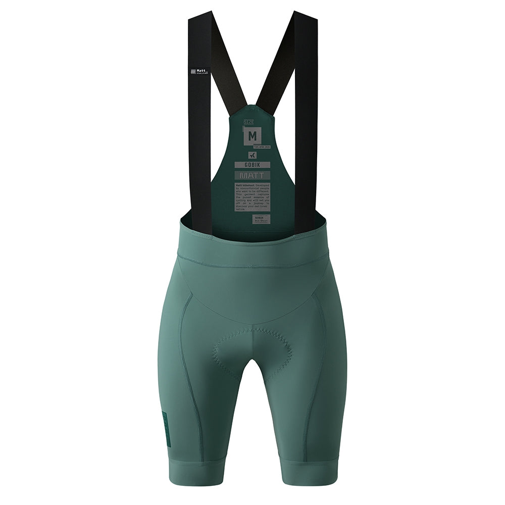 Gobik Matt 2.0 Bib Shorts Women Hedge Green