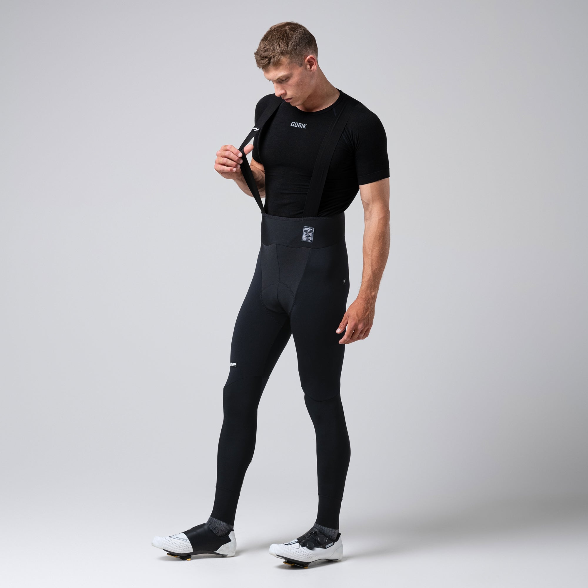 Gobik Subzero Black Bib Tights Men