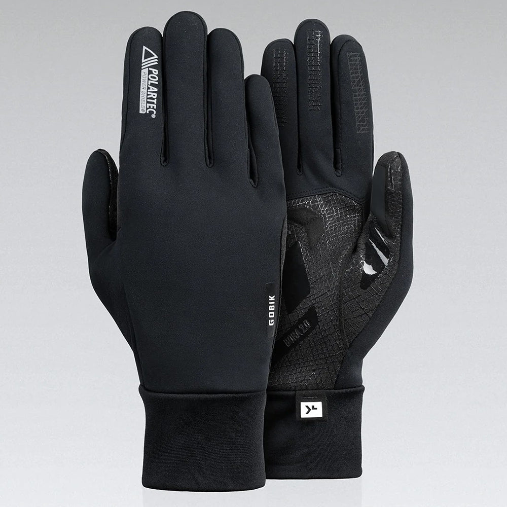 Gobik Bora 2.0 Polatec Long Finger Gloves True Black