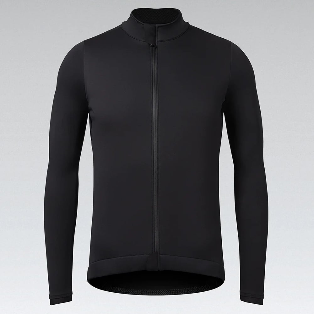 Gobik Skimo Solid Thermal Long Sleeves Jacket Ink Black