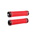 ODI SDG LOCK-ON BRIGHT RED W/BLACK CLAMP GRIPS