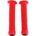 Curb Dog X-Gen Red 145mm Ribbed Flanged w/End Plug Grips