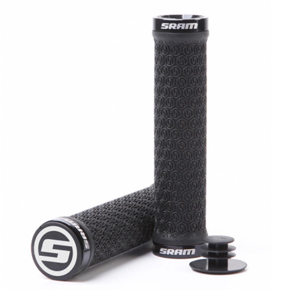 SRAM LOCKING GRIPS w/ CLAMPS & PLUGS BLK