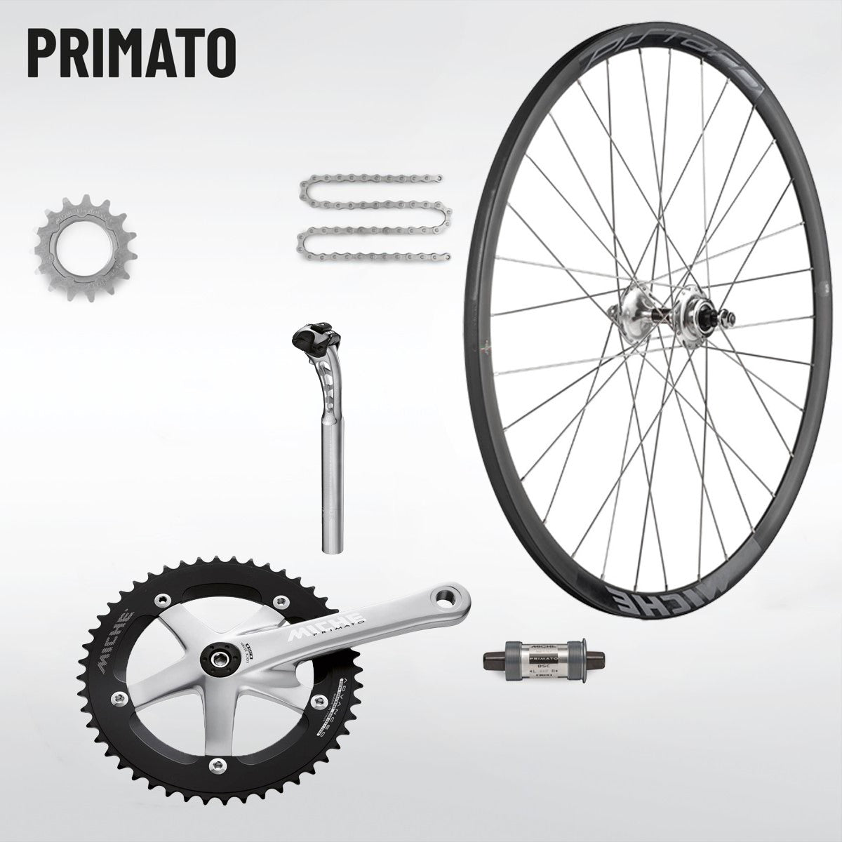 Miche Primato Pista Group Set Track Silver