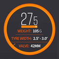 Tubolito Tube Tubo-MTB-27.5+ (2.5-3.0 / 42mm)