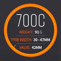 Tubolito Tube Tubo-City/Tour (700c/30-47mm/42mm)