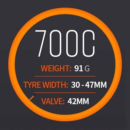 Tubolito Tube Tubo-City/Tour (700c/30-47mm/42mm)