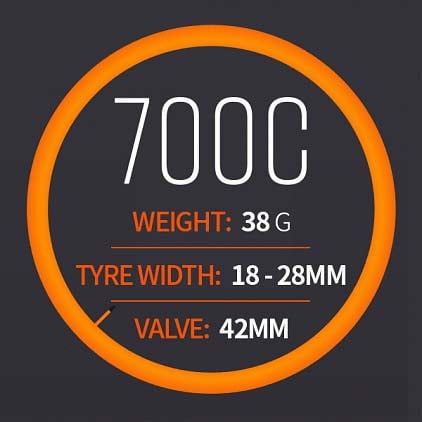 Tubolito Tube Tubo-ROAD-700C (18-28c/42mm)