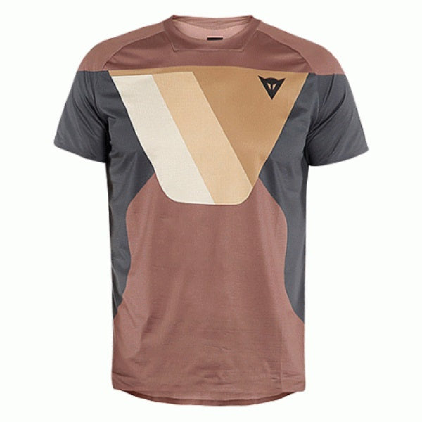 DAINESE Short Sleeves Shirts HG KAINDY SS Dark Sand Dark Grey